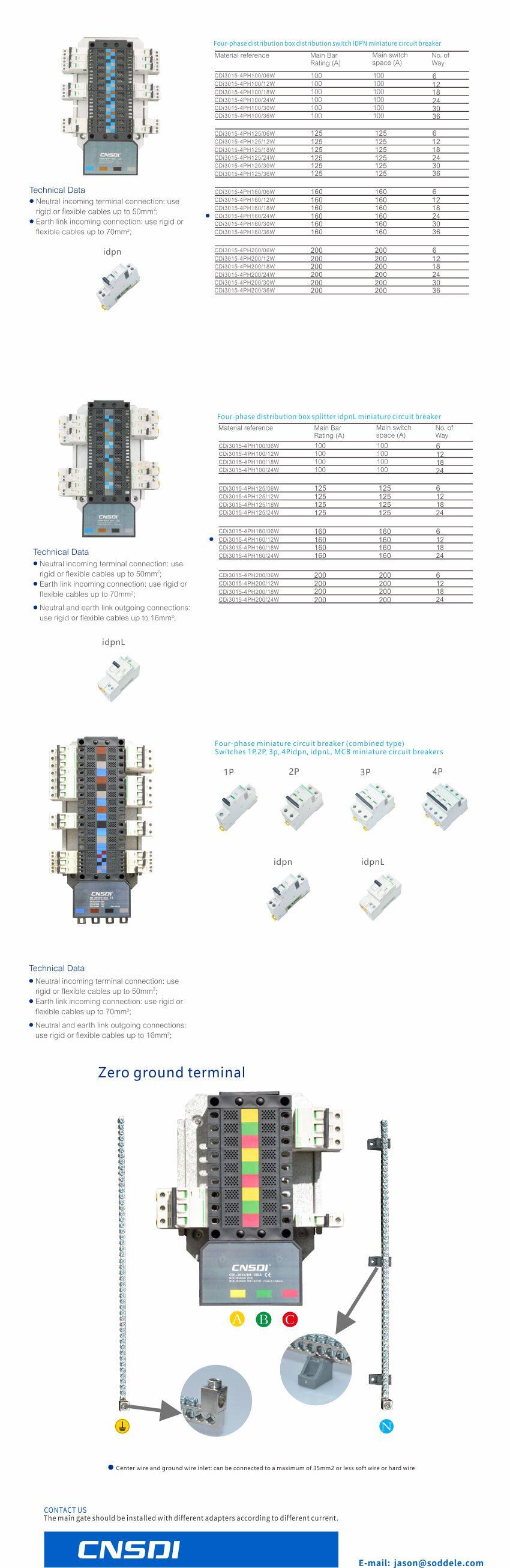CDi3015-3PH200A MCB Busbar Pan Assembly (3)