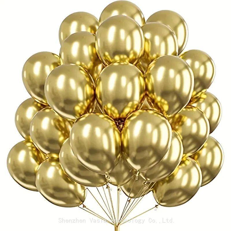 Metallic Chrome Latex Balloons (1)