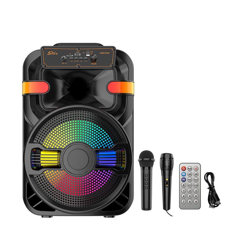 ZQS10102 active 30W power 2400MAH battery capacity speaker single 10 inch bass bluetooth speaker