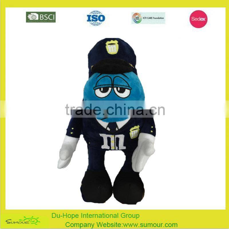 Blue best sale m&m plush