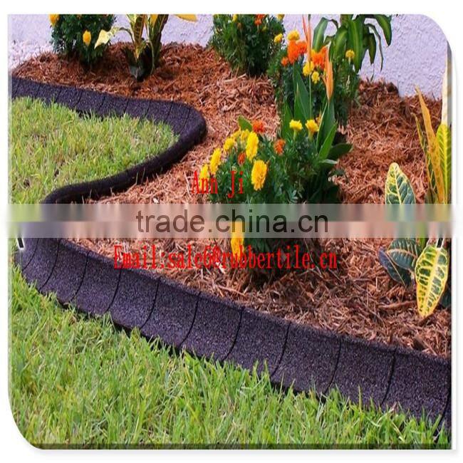 playground flexible edging garden rubber border,crumb rubber edge for kids garden images