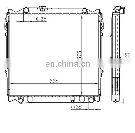 16400-67130 Radiator for KZJ95 Landcruiser Prado - GoldSupplier