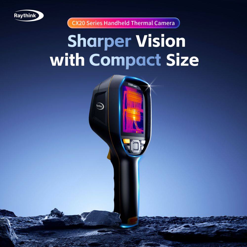 Raythink lance la série CX20 d'appareils thermiques portables : Imagerie avancée avec super-résolution AI