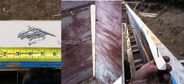 Pvc Foam Fillet/PVC Chamfer/PVC Plastic Chamfer Profile