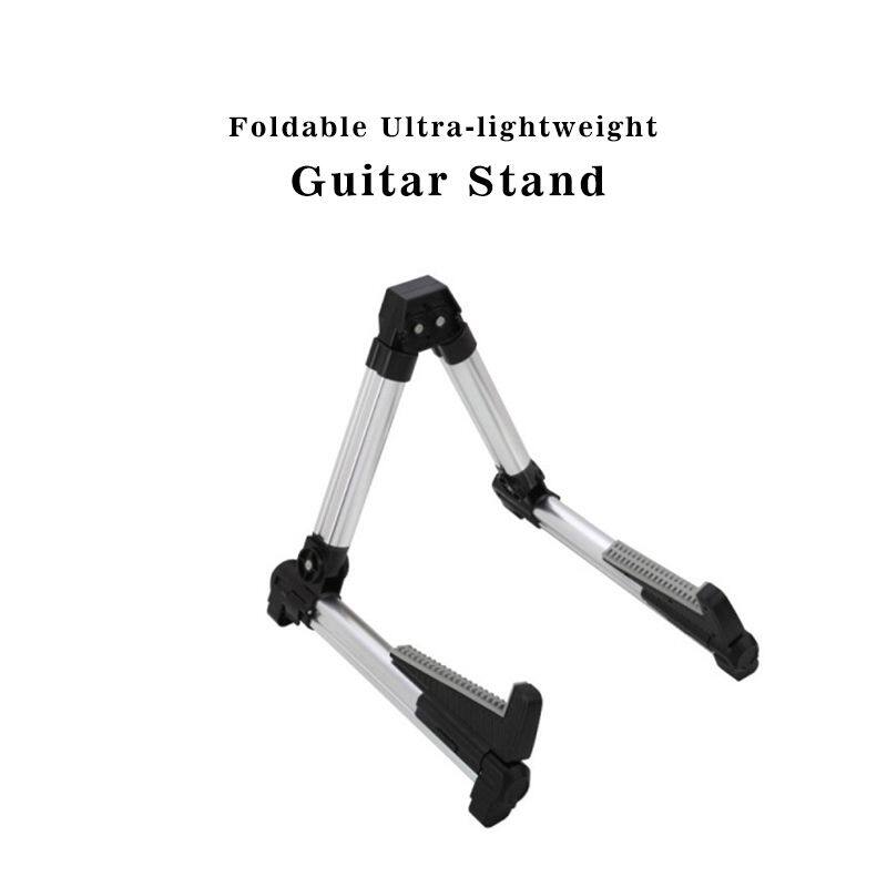 Guitar Stand Upgraded Aluminum Guitar Floor Stand Guitar Holder Light Foldable Portable