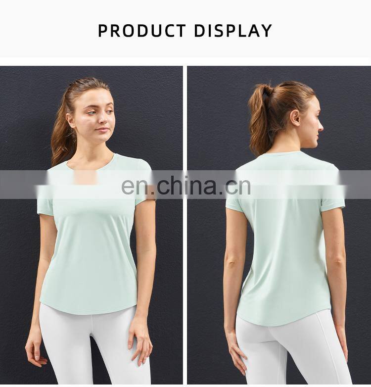 High Quality plus size t-shirts With Round Neck and Short Sleeves
