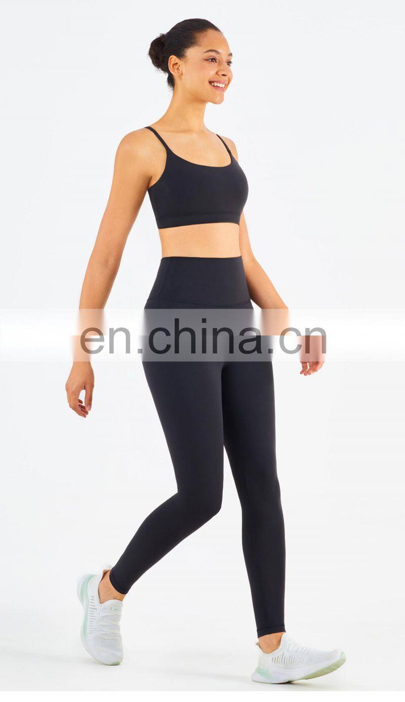 Outdoor wear Custom Logo In Stock Leggings Fitness Women Clothing Gym Wear Yoga Set