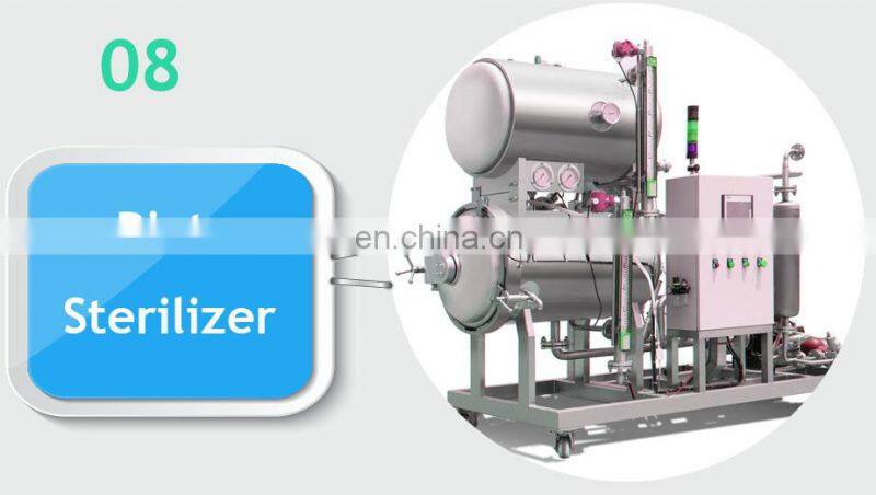 automatic steam spray sterilizer autoclave horizontal retort for food processing