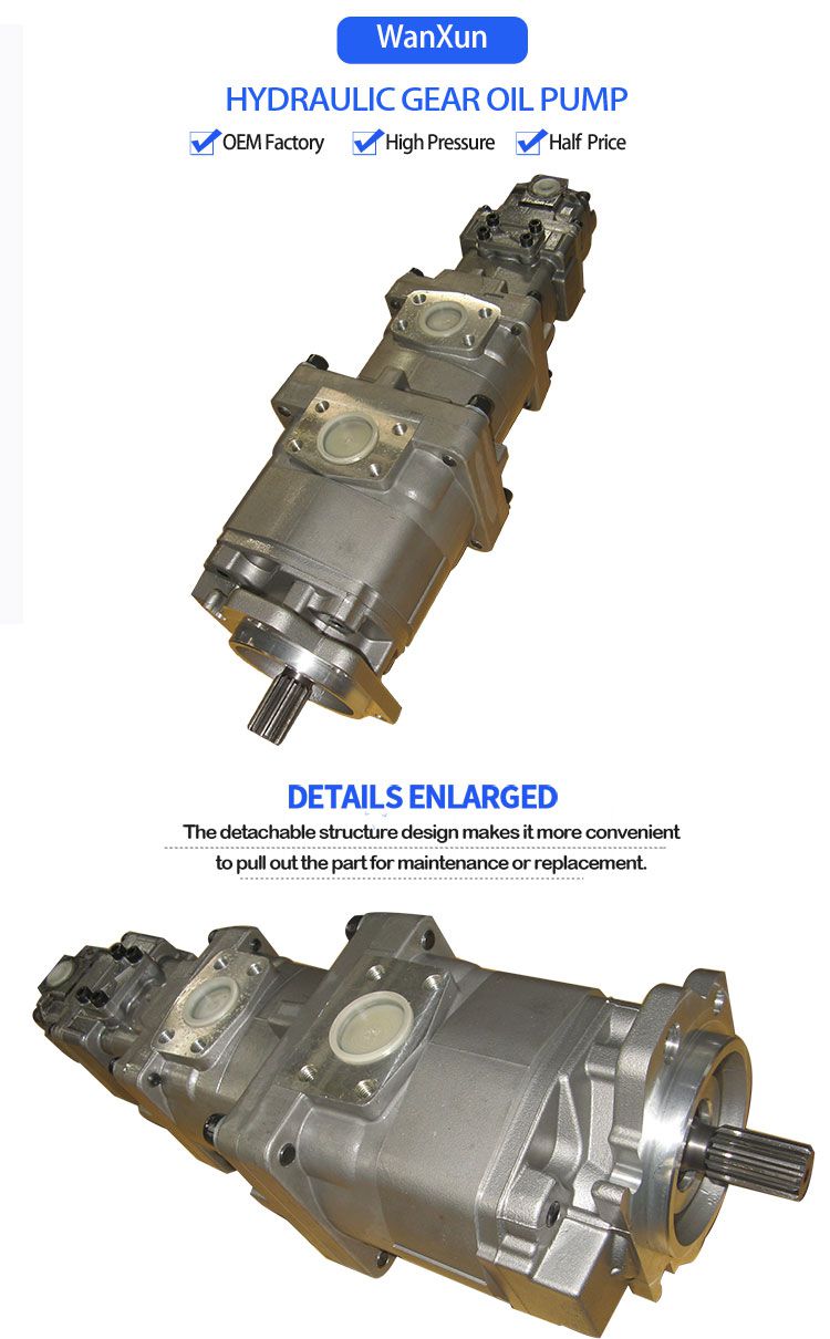 For Komatsu WA320 Wheel Loader Vehicle 705-56-36051 Hydraulic Oil Gear Pump