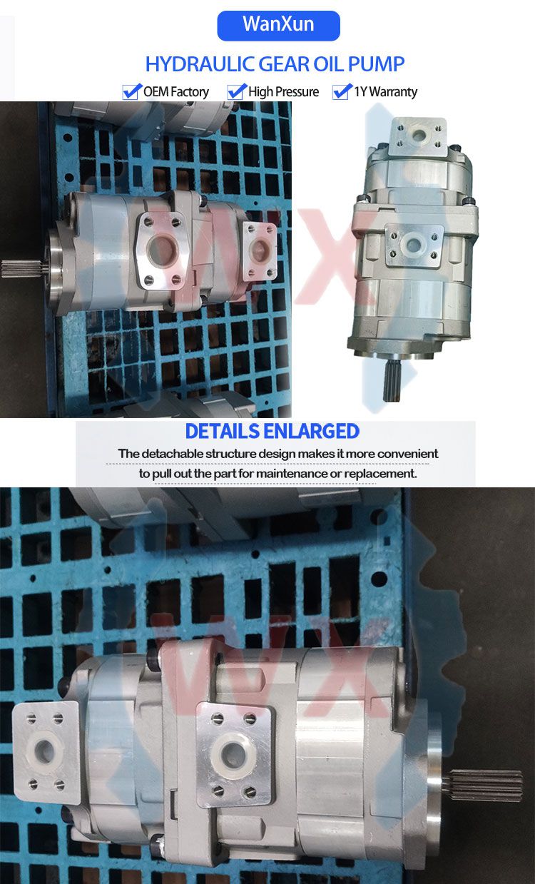 705-52-22100 Hydraulic Gear Pump for Komatsu D155 Bulldozer