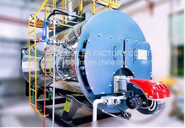 steam boiler with burner