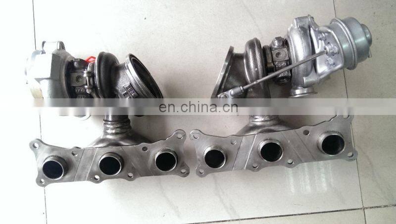 new arrival twin turbo power 49131-07358 49131-07359 11657593021 twin turbocharger for BMW X6 supercharger system