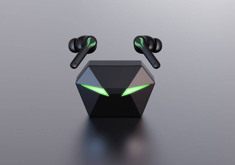 Low-latency True Wireless Earphone TWS Wireless Gaming Earbuds with Led Light