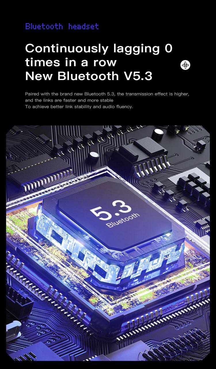 Bluetooth 5.3 waterproof IPX7 Earbuds earphones sport wireless earbuds with carabiner dust protection ear hook Ear clip