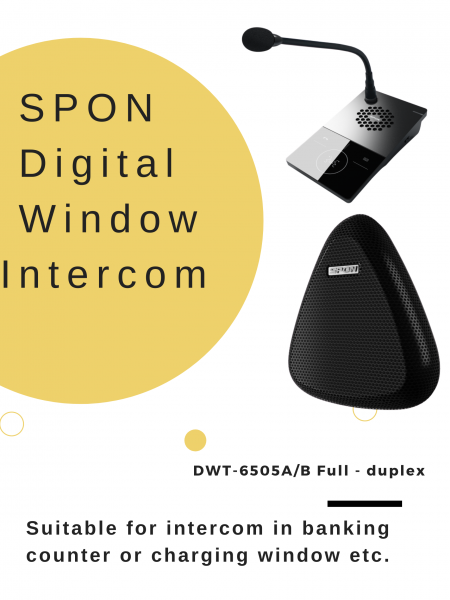 SPON Digital Window intercom