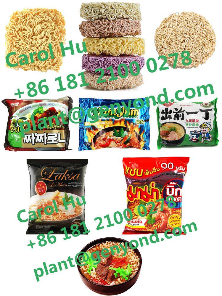 Factory Genyond Good Quality Automatic Non Fried Instant Noodles Making Machine Production Line