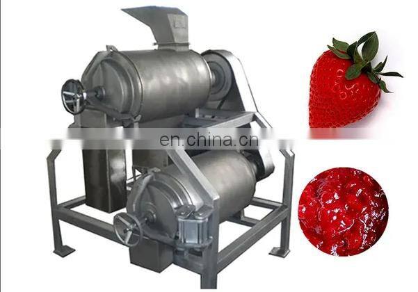 Factory Stainless steel tomato paste processing machine mango pulper pulping equipment Fruit puree vegetable pulp making machine