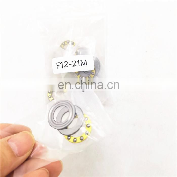 High quality 12*21*5mm F12-21M bearing F12-21M Miniature Flat Thrust Ball Bearing F12-21M