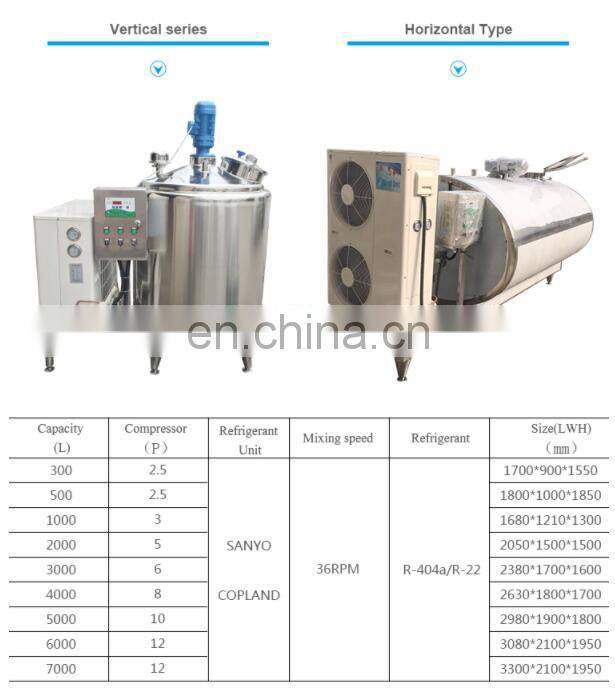 Customized 500l milk cooling tank for sale Customized 500l milk cooling tank for sale