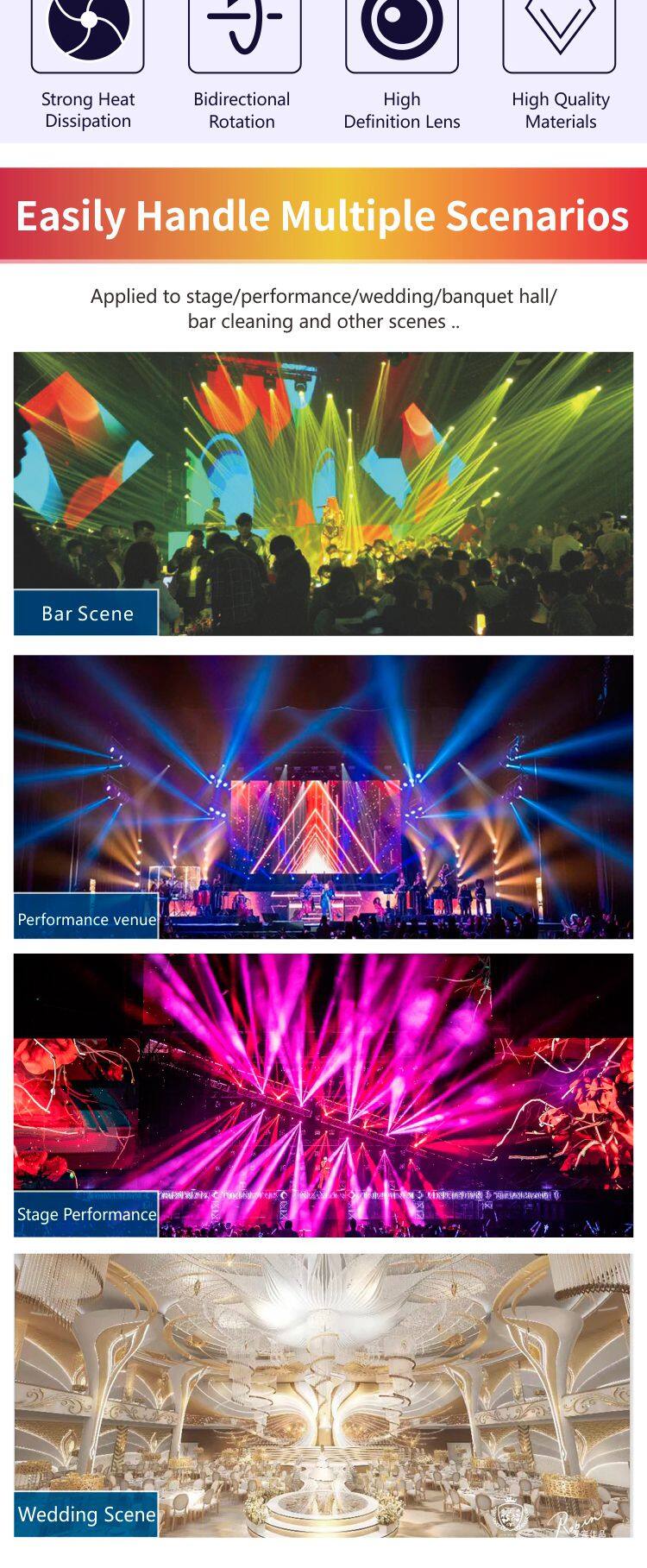 RS19 19x15W Eye B-eye Zoom Wash Beam Focusing DMX Pixel Control 4in1 RGBW LED Zoom Moving Head Wash Lights