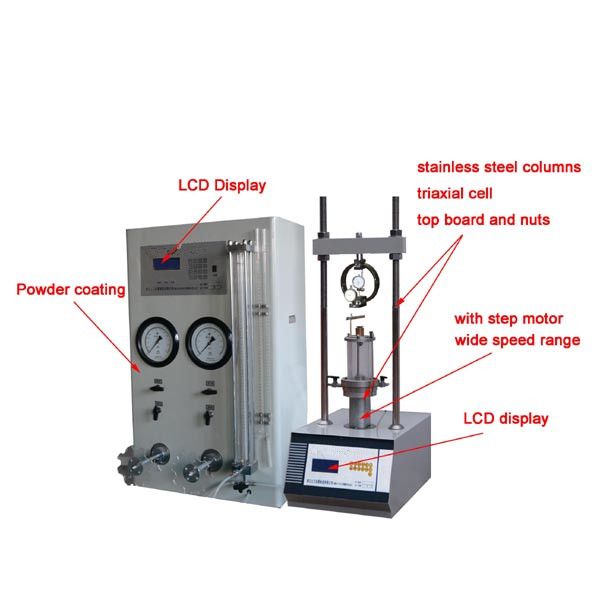 STSZ-2 Soil UCS test Strain Controlled Triaxial Testing Machine