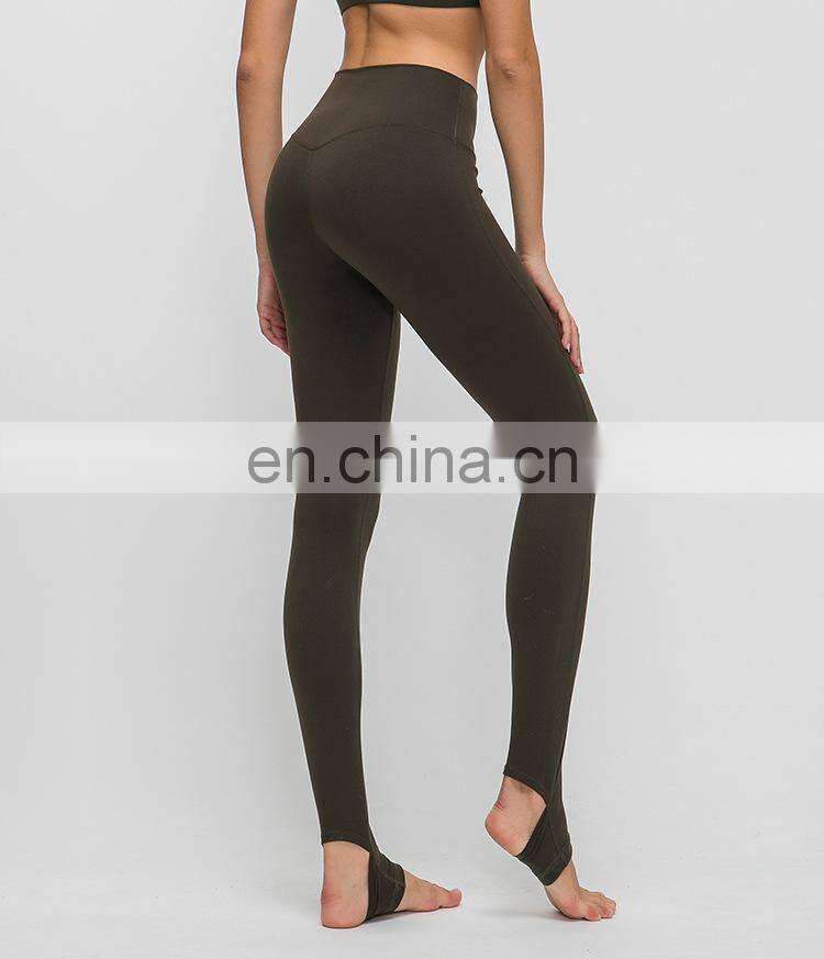 Most hot selling good quality women workout yoga dance wear camel toe extra long pants leggings