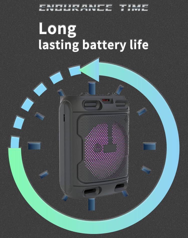 2023 portable 30W power with wired MIC 12-inch speaker bass bluetooth speaker with colorful lights