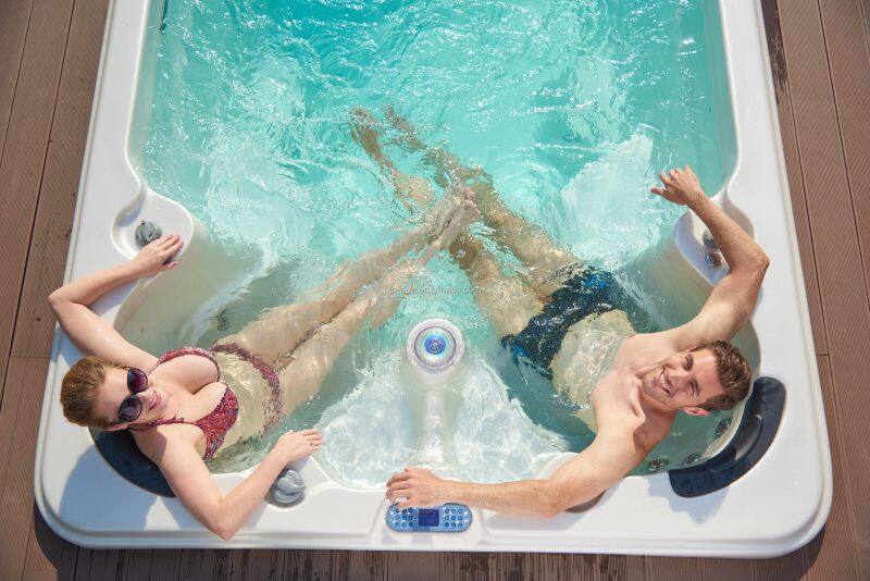 2023 Hot Selling 5.7M Swim SPA Above Ground Swimming Pool Outdoor with 4 Seating