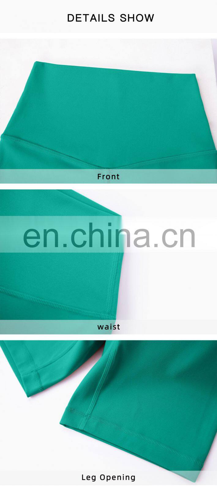 Custom Fitness Summer Gym Yoga Short Leggings Women High Waist Cycling Biker Short