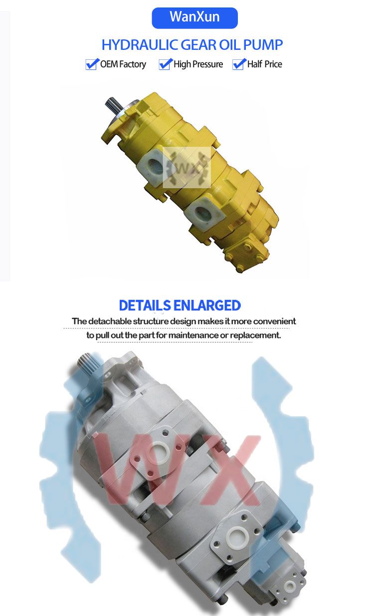 Fit Komatsu D575 bulldozer Vehicle 705-58-44000 Hydraulic Oil Gear Pump