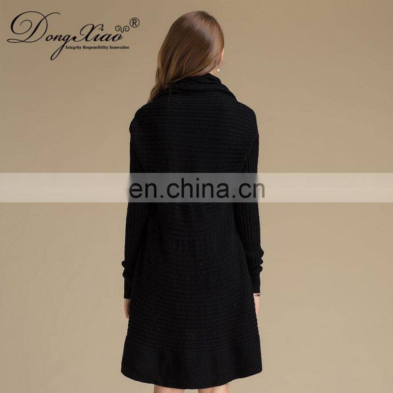 Womens Casual Sweater Cardigan Scarf Collar Long Cardigans Women's Cashmere Sweaters