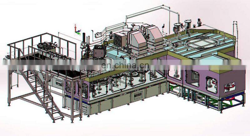 2500 Bottles / Hour Aseptic UHT PET Bottle Filling Line