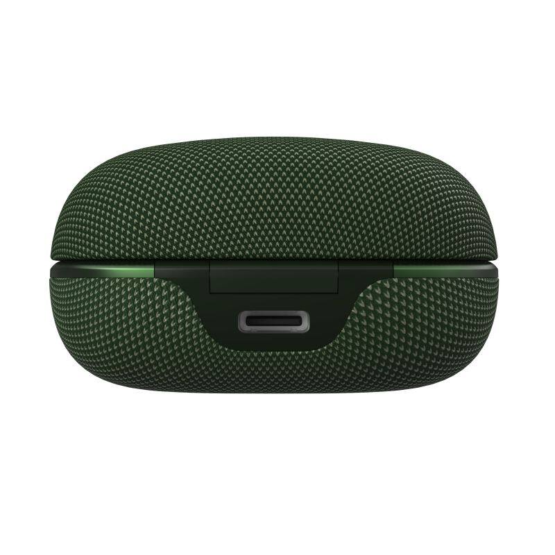 earphone colorful fabric wireless earphone TWS earbuds In-Ear Compact Headset Mini Wireless Headset with power display screen