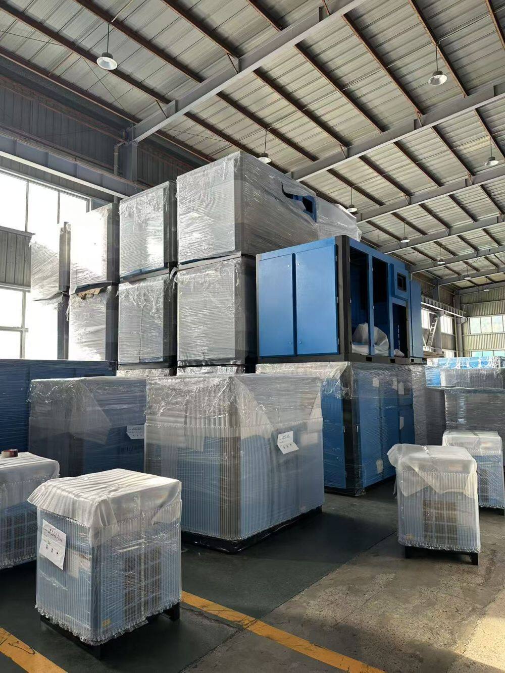 A corner of the warehouse