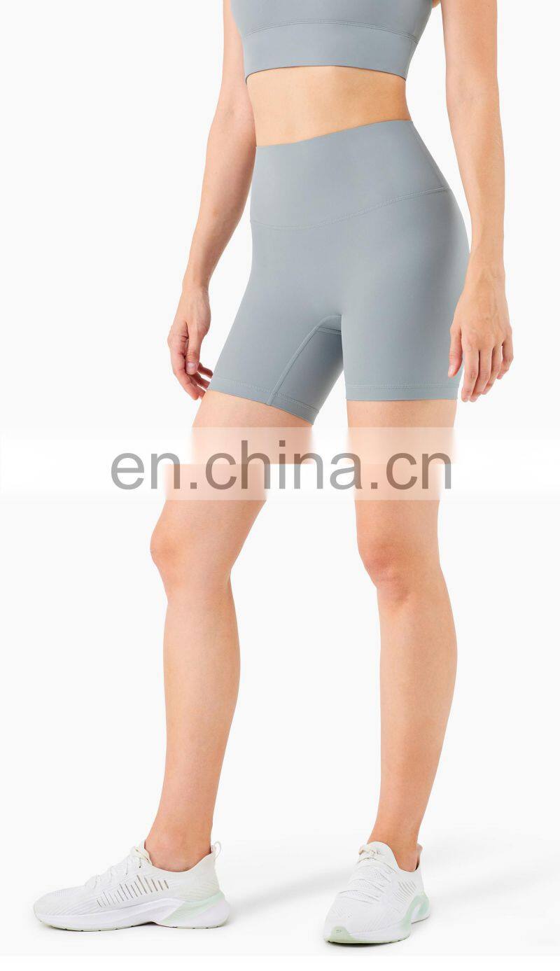 Custom Fitness Summer Gym Yoga Short Leggings Women High Waist Cycling Biker Short