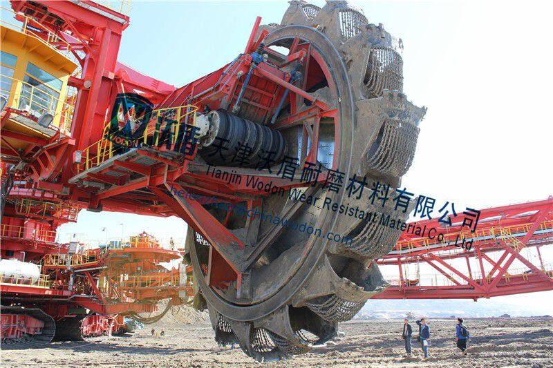 10+10 Thickness Wear-Resistant Clad Plates for Mining Excavators Bucket Wheel Excavator with Bosch Rexroth Hydraulic Cylinder