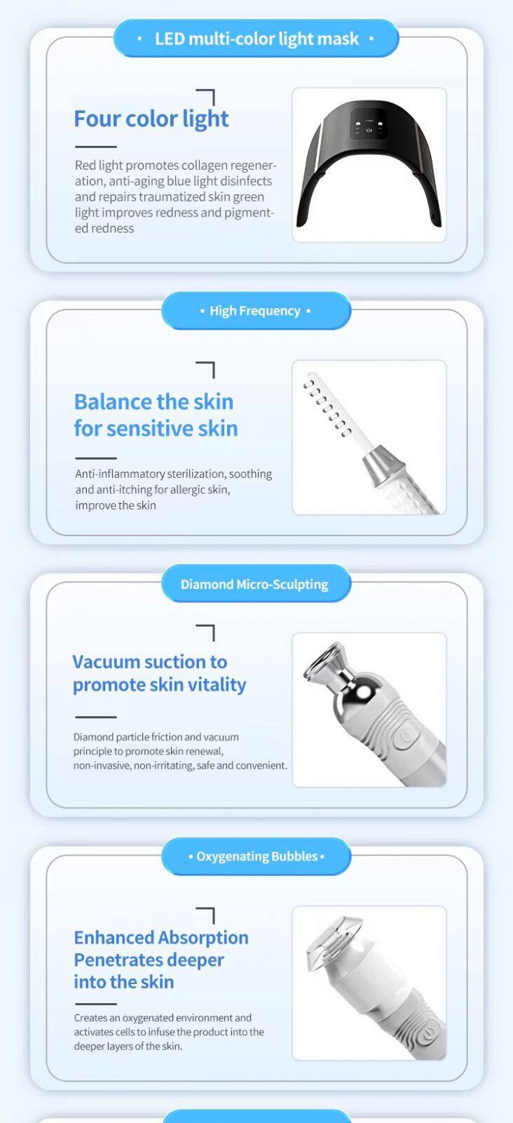 ADM Popular Product Microdermabrassion and Hydra Oxygen Facial Skin Rejuvenation Deep Cleaning Hydra Oxygen Facial Machine 2024