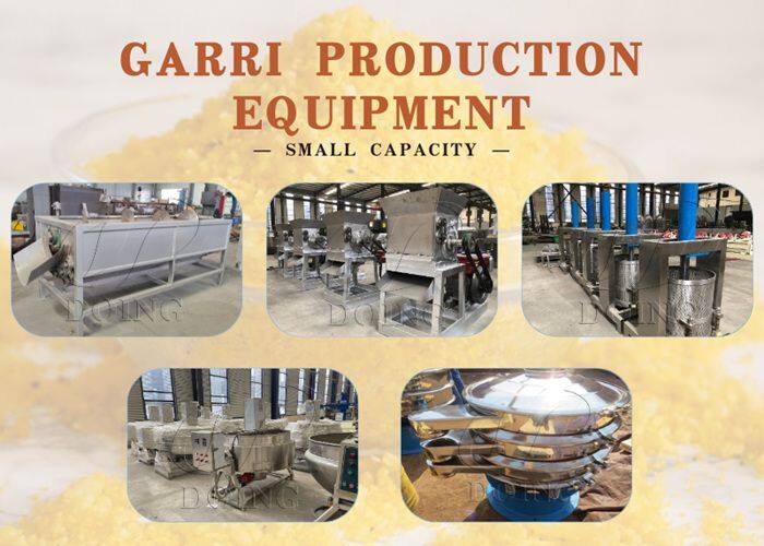 Introduction of small scale garri processing plant with capacity of 0.5~2 tons/hour