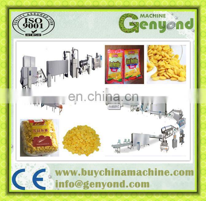 Factory Genyond Breakfast Corn Flakes making machine production line Cereals Processing Line with factory price