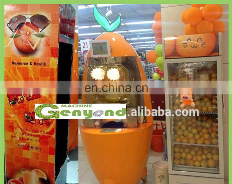 Automated vending,coin operated orange juice fruit vending machine