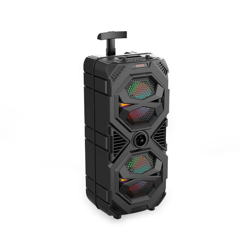 ZQS8212 DJ wholesale subwoofer 40W power dual 8 inch speaker wireless karaoke party speaker
