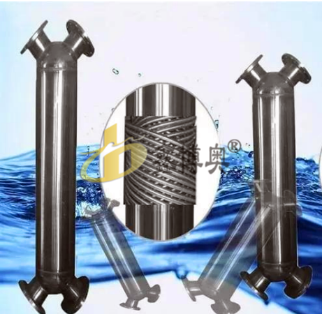 Spiral wound condenser for chemical industry/pharmaceutical industry