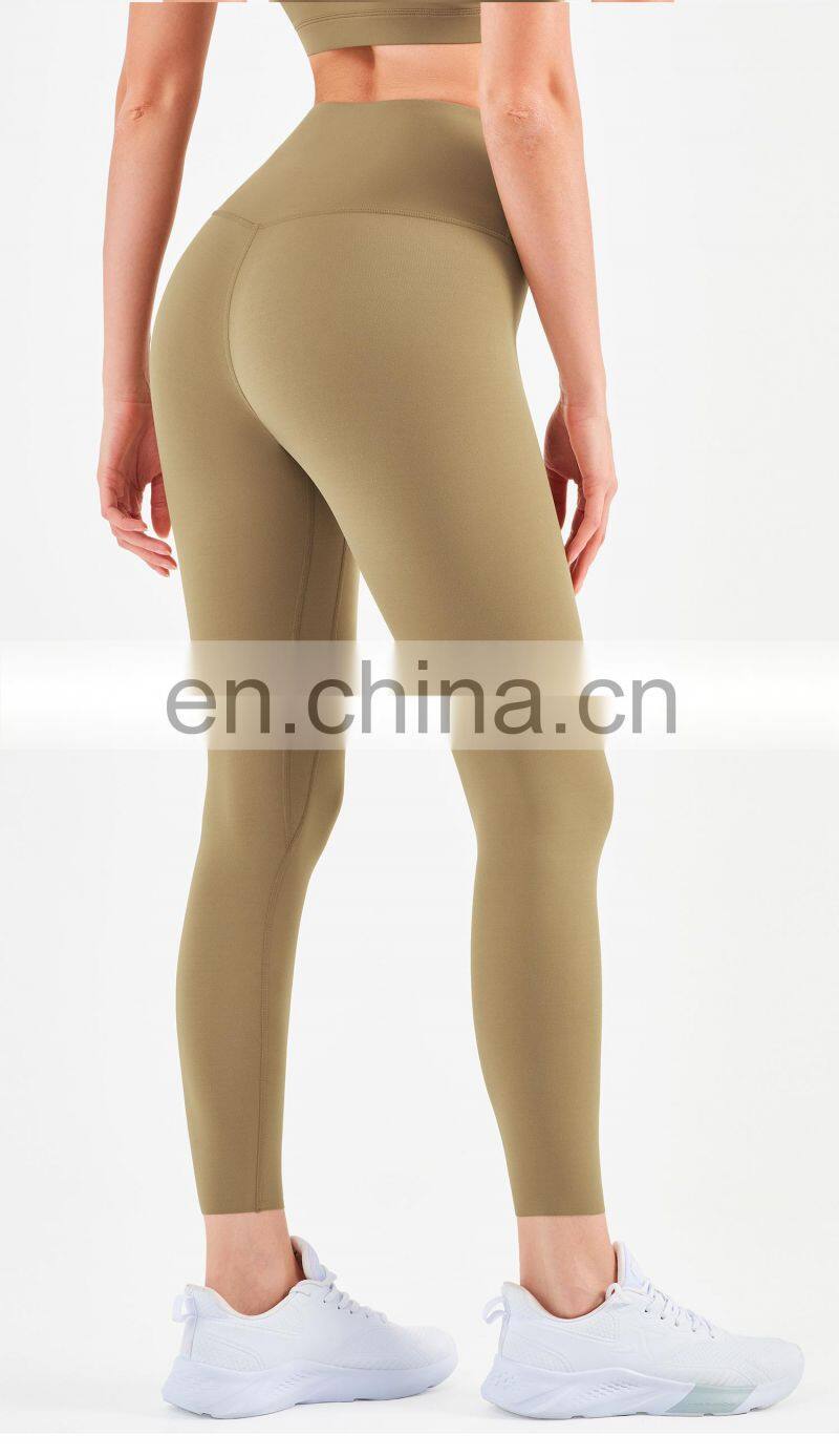 High Waist Leggings Workout Gym Soft Stretchy Yoga Pants Without T Line