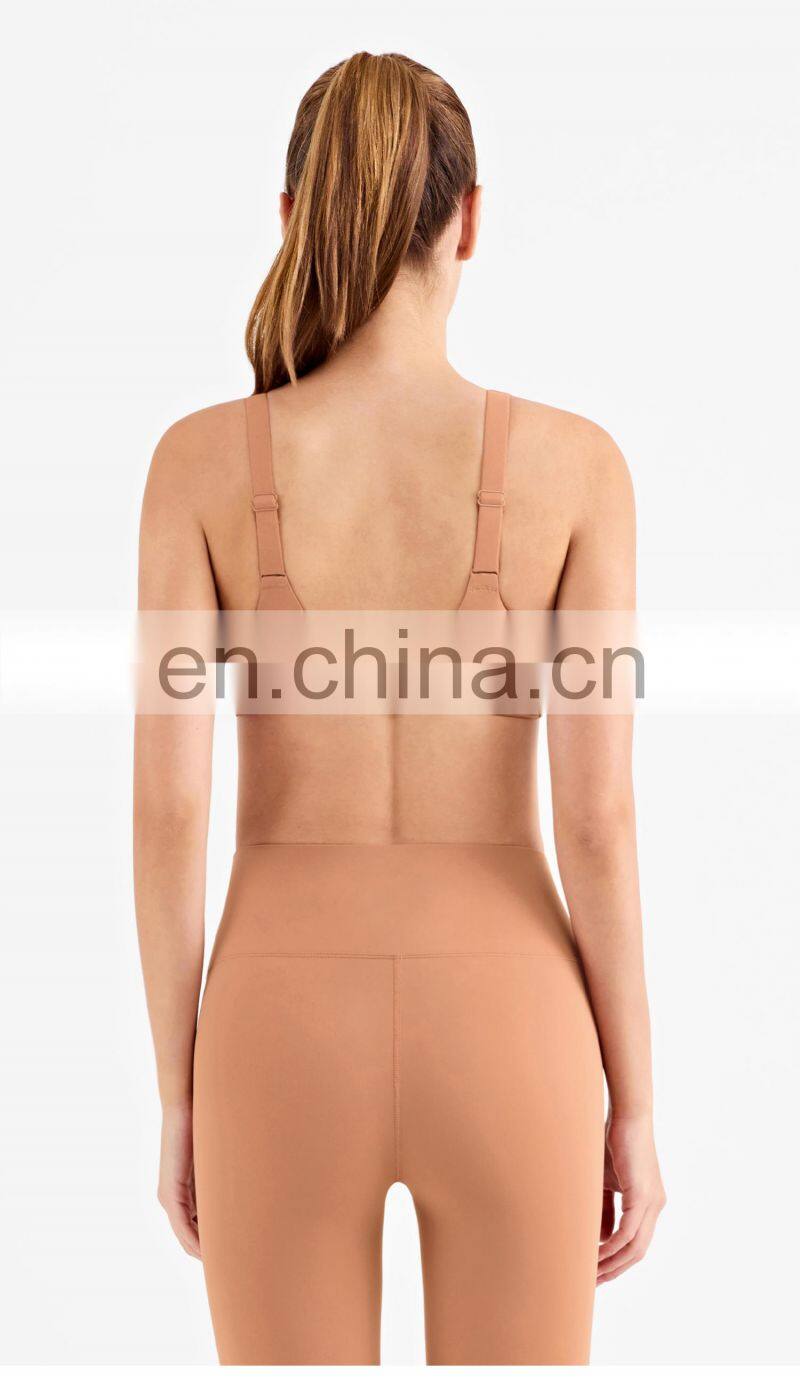 The New Fashion Cloud Feeling Adjustable Strappy Sports Bra Private Label Yoga Clothing