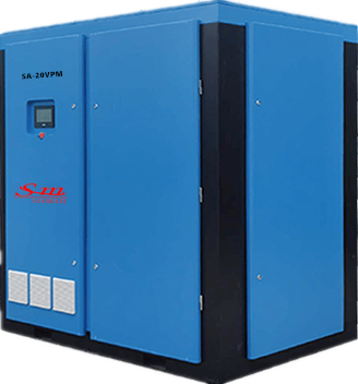 Permanent magnet variable-frequency screw vacuum pump