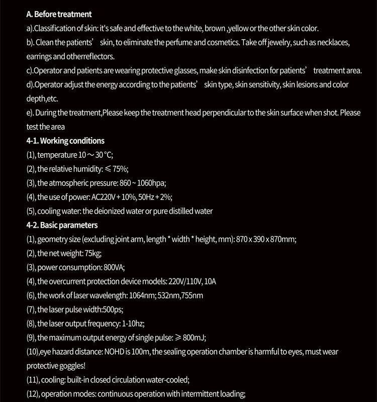 Non-Invasive Portable NDyag Pico Laser Beauty Machine Q-Switched Nd Yag Laser Pico Black Dot Skin Whitening Beauty Equipment