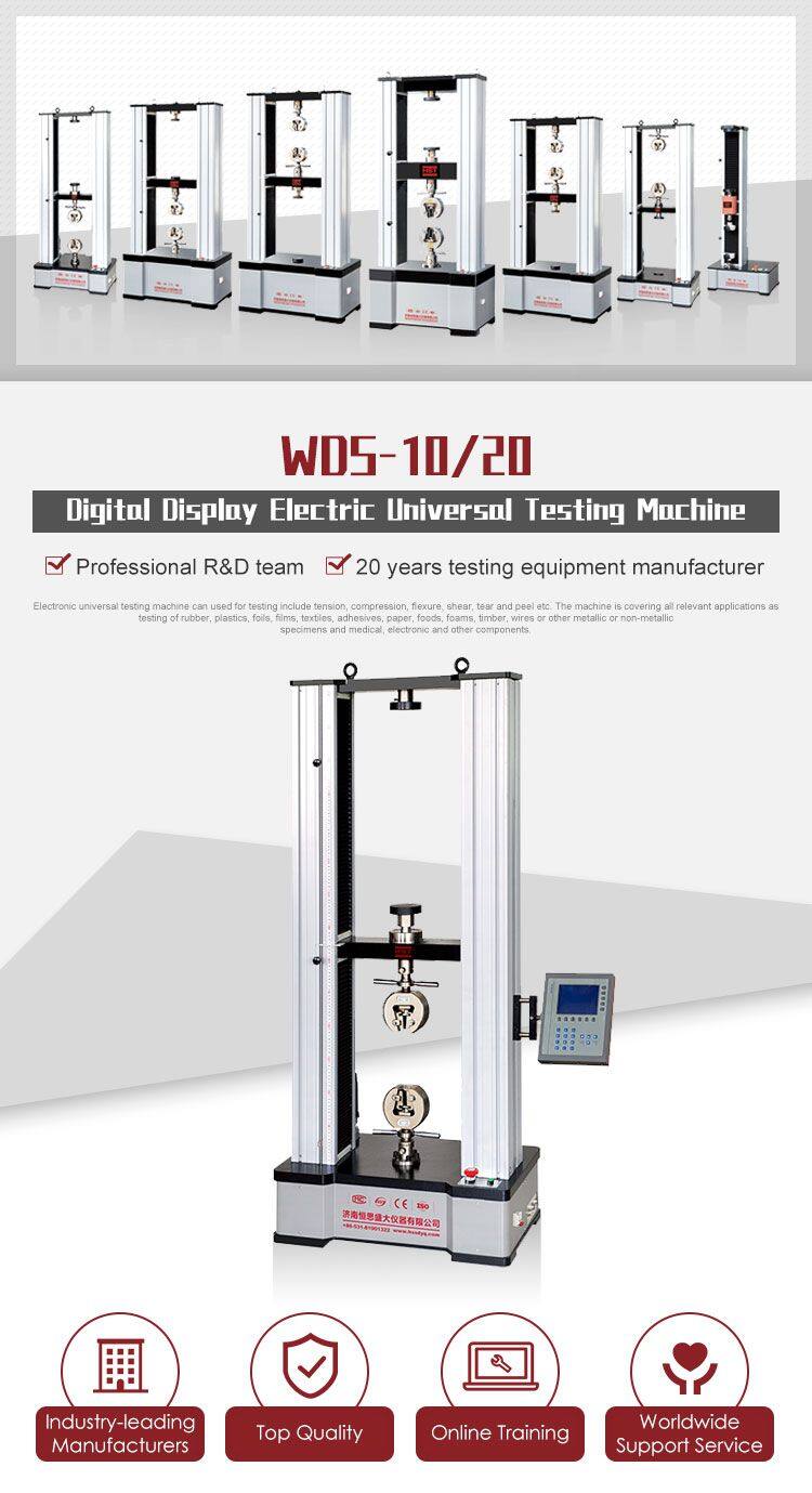 Rubber Hose Pipe Electronic Tensile test 10KN Testing Machine