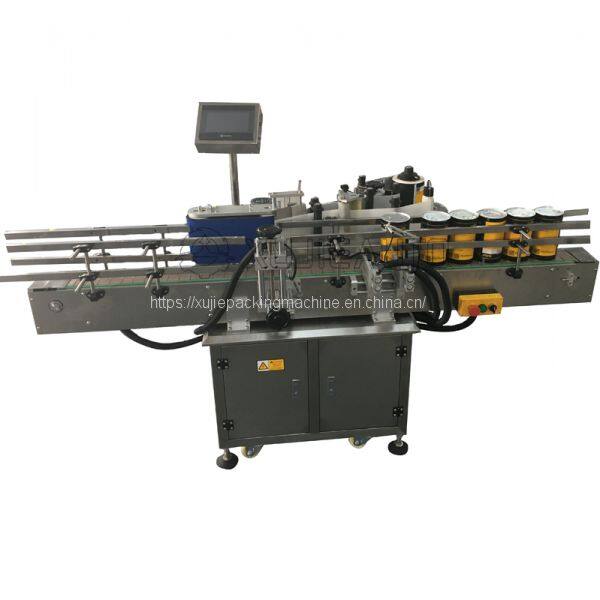 can round labeling machine