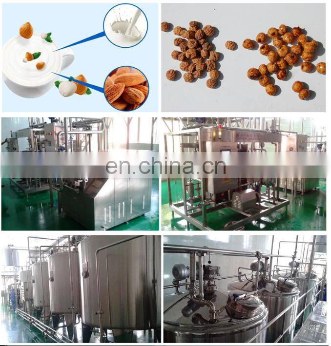 Genyond factory manufacturer Full automatic plate base nut protein beverage almond milk oat milk production plant machines