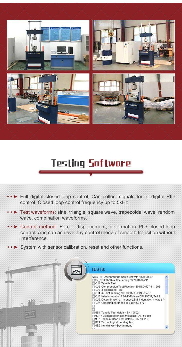 Crack Growth Fatigue Test and Crack-Tip Opening Displacement test Dynamic Testing System